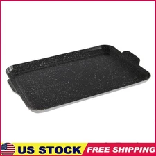 Mini Nonstick Ceramic Griddle Portable Aluminum Cooking Tool Pancakes Eggs New