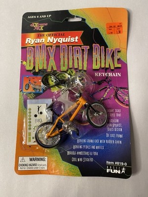 Official Ryan Nyquist Vintage 1999 Orange BMX Dirt Bike Keychain eXXtreme JoXX