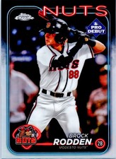 2024 Topps Pro Debut Chrome Refractor Brock Rodden #PDC-155 (RC)