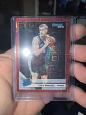 2019-20 Panini Donruss Rated Rookie Red Infinite 06/99 Luka Samanic #218 0s5s