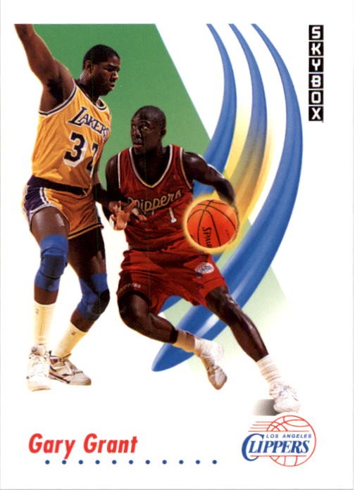 1991-92 SkyBox #124 Gary Grant - BSK
