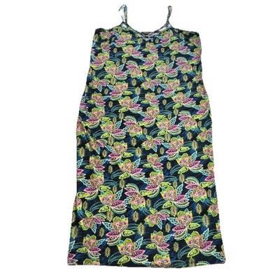 Rouge Collection Women s Plus Size 3X Dress Multi Color Spaghetti Strap Soft