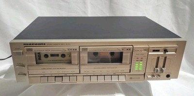 Marantz Rose Gold Stereo Dual Cassette Deck SD-160 Excellent Condition (tested)