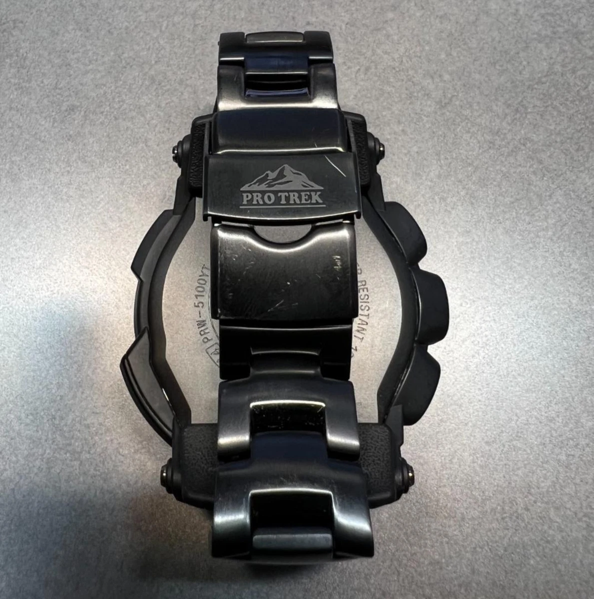 CASIO PRW-5100YT-1JF Protrek Black Watch Titanium Band