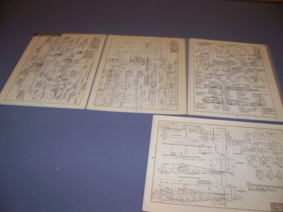 DE HAVILLAND DEH-4 & SPAD S.VII...5-VIEWS/DETAILS/MEASUREMENTS..RARE! (493M)