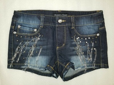 Ds.Femer Denim Distressed Shorts Sz XS