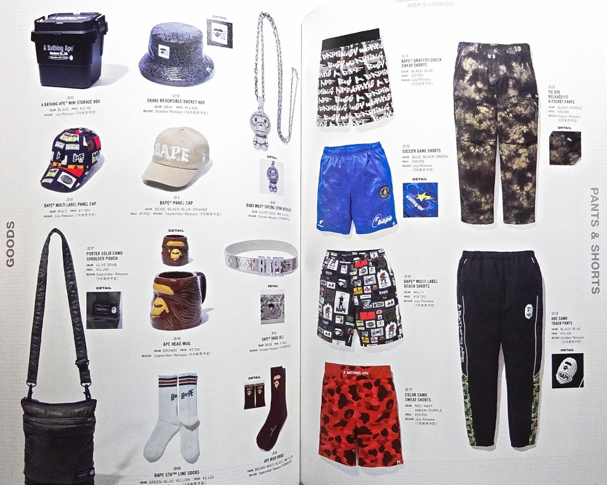 趣味 A BATHING APE 2022 SPRING COLLECTION A BATHING APE® 2022 Spring Collection Duffel Bag 付録 bape