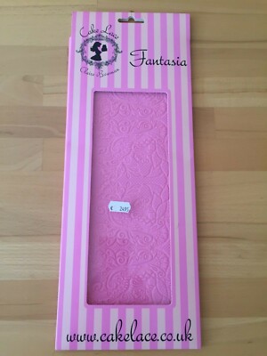NEU-Original*Silikonmatte CAKE LACE FANTASIA-Spitze z.B für Hochzeitskuchen-DEKO