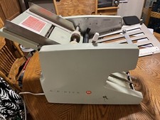 A.B. Dick 52 Tabletop Paper Folder, Works / Needs TLC , Wrinkles Paper