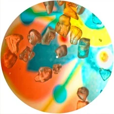 Slipmat Scratch Pad Felt for 12" Turntable Vinyl LP DJ Record Player ICED STAINS