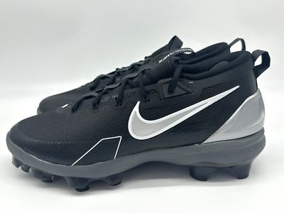 Nike Force Trout 9 Elite MCS Baseball‎ Cleats Men 12 Black FZ0884-001 New New Nike Force Trout 9 Elite MCS Baseball Cleats Black  main image 4