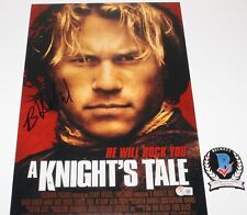 DIRECTOR BRIAN HELGELAND SIGNED 'A KNIGHT'S TALE' 12x18 MOVIE POSTER BECKETT COA DIRECTOR BRIAN HELGELAND SIGNED 'A KNIGHT'S TALE' 12x18 MOVIE POSTER BECKETT COA