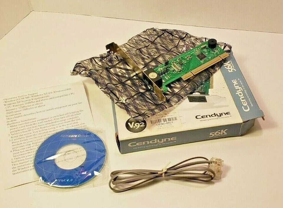 Cendyne Motorola PCI 56K V.92 Data/Fax Modem - EVE-022108 - Image 2 of 4