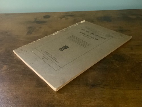 Antique 1911 Last Will and Testament of George Washington Book Senate No. 86 - Picture 9 of 10