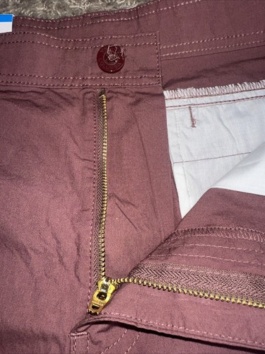 NEW Men's Columbia Burgundy Birch Forest Shorts Size 34 with 8" Inseam - Picture 3 of 8