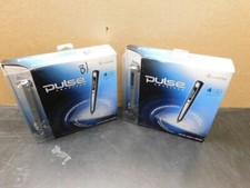  2 LIVESCRIBE Pulse Smartpen LOT -- 4GB Voice Recorder Pen  Notebook -- NO LCD