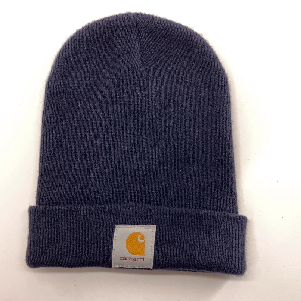 Carhartt A18 Navy Cuff Beanie Made Canada