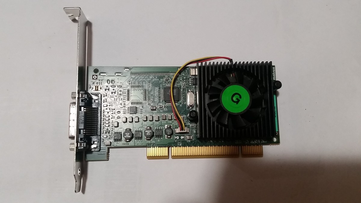 Dual Matrox 64 Mo MGI P65-MDDAP64F Carte Graphique profil Haut High
