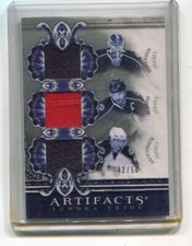2010-11 Artifacts - RICK NASH Voracek STEVE MASON - Triple Jersey  PREDATORS /50