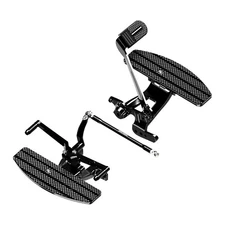 Black Forward Control Foot Board for Harley Fat Street Bob Low Rider S 18-24
