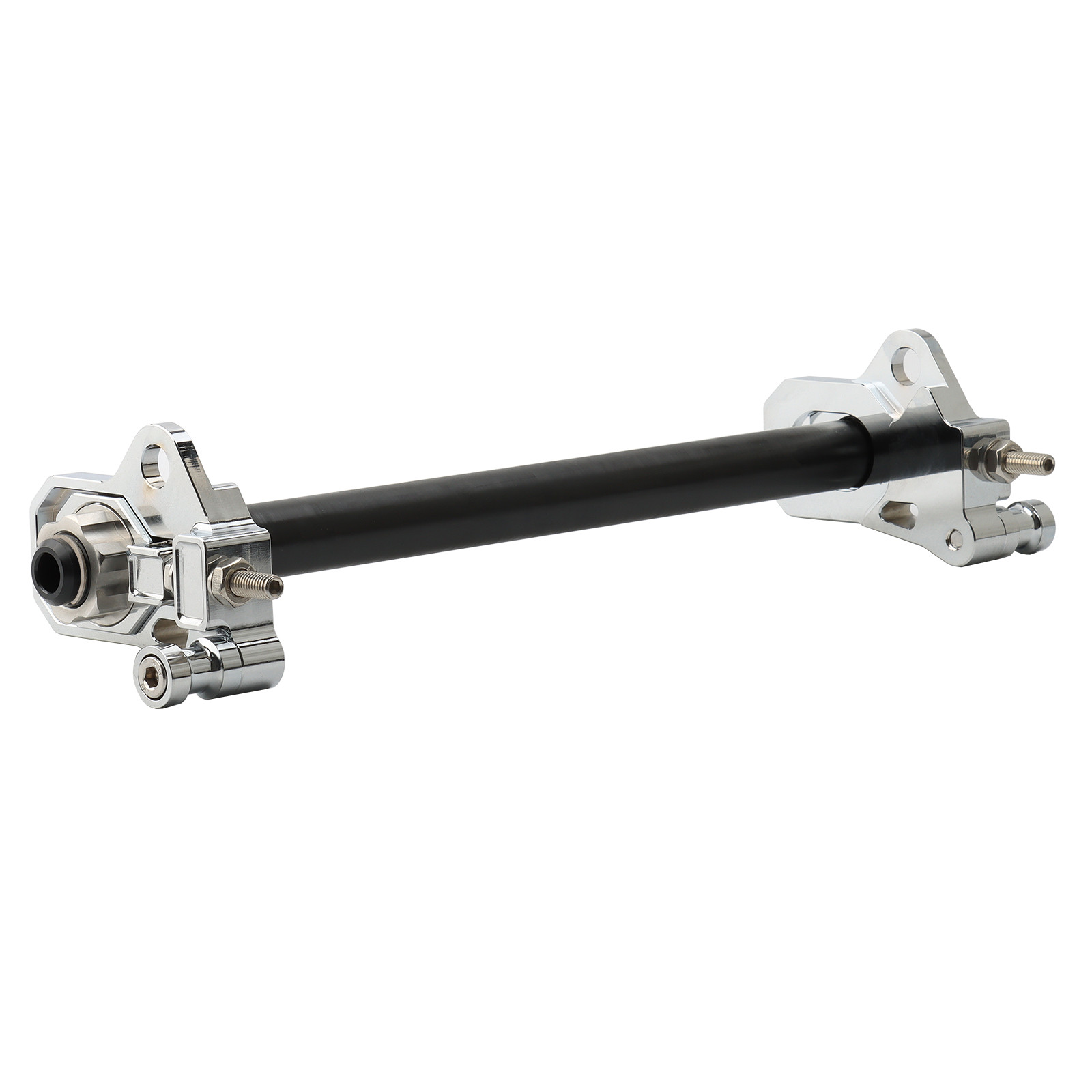 Rear Bearing Axle Adjuster Kit For Harley Electra Road Glide 0117-0028M-B Chrome