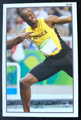 ATHLETICS SPRINT JAMAICA STAR USAIN BOLT ROOKIE CARD FRENCH EDITION 00's