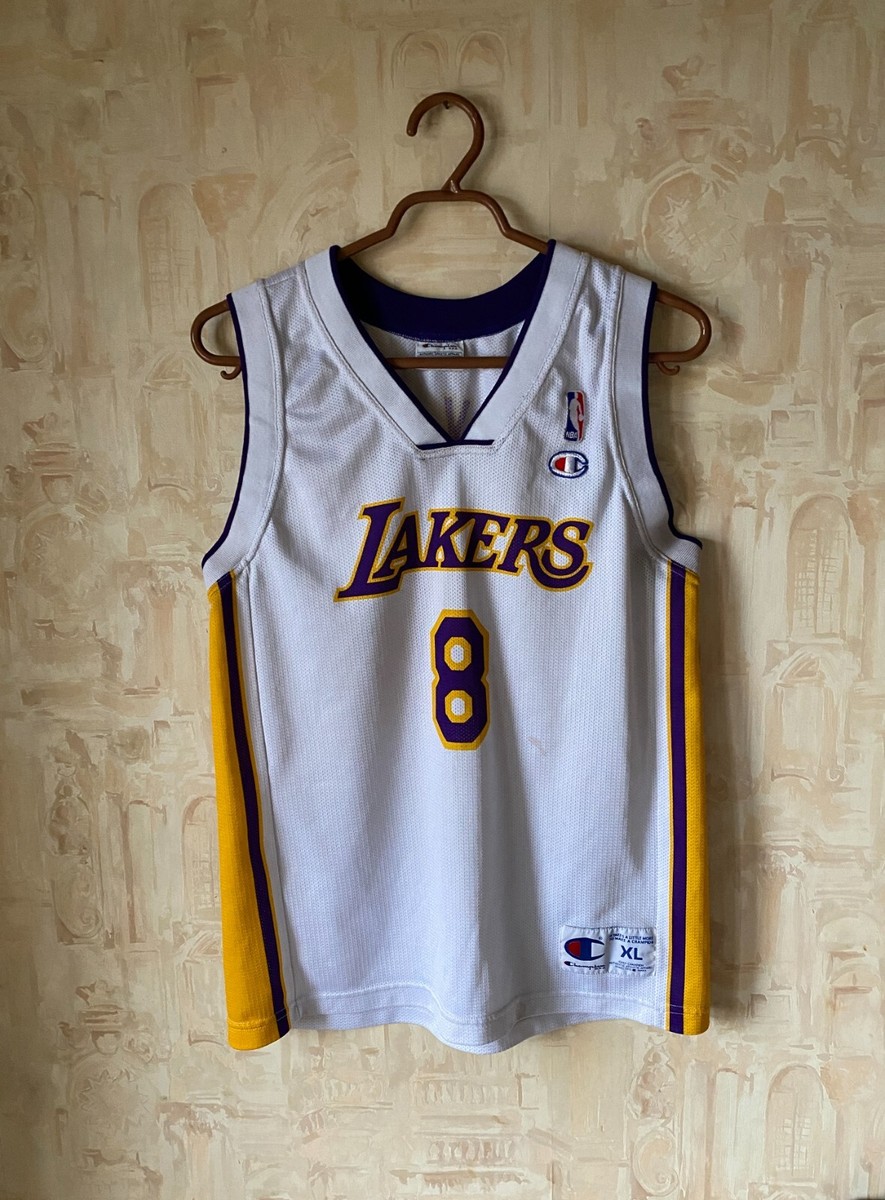 Angeles Lakers Number Basketball Jersey Vintage Champion NBA Los