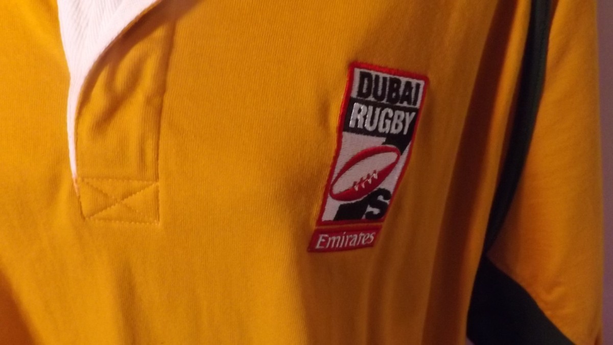 MAILLOT OFFICIEL AUSTRALIE RUGBY 7S DUBAÏ EN EXCELLENT ÉTAT