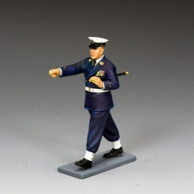 KING AND COUNTRY Ceremonial - CE114 Royal Navy Master-At-Arms Marching Diecast
