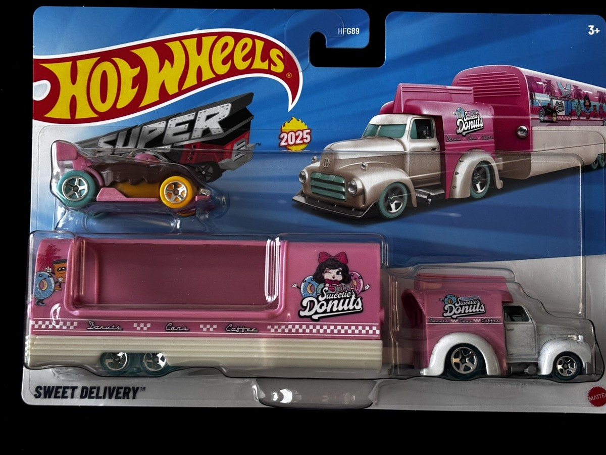 Hot Wheels Super Rigs 2025 SWEET DELIVERY SWEETIE DONUTS CARRIER