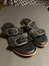 Sofft Elmira Slide Sandals Buckle Slip On Shoe Womens Sz 8 M ~ Nice