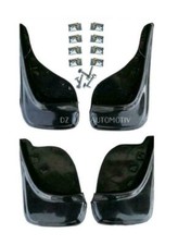 4x Mud Flaps Dirt Protection Black For Daewoo Nexia