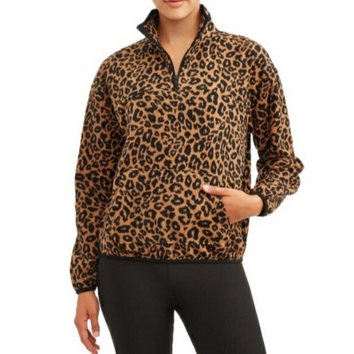 4 Zip Fleece Pullover Jacket - Size 