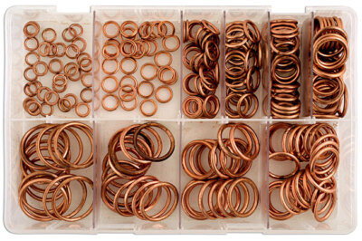 #ad Assorted Compression Washers Box 250 Pieces Connect 31885 New $127.17