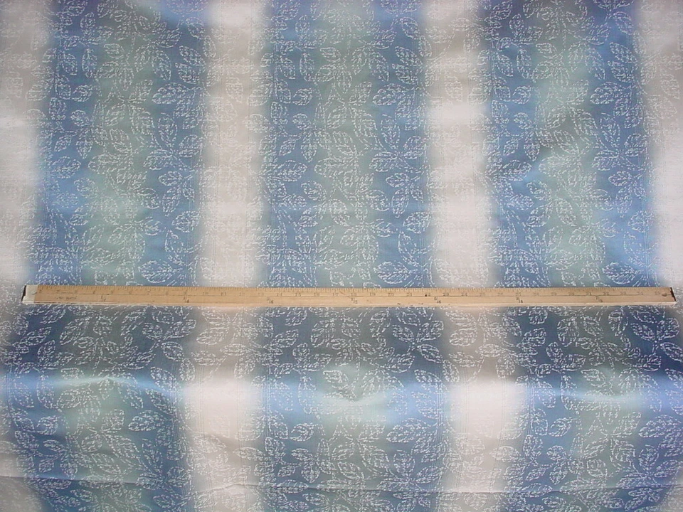 3-3/4Y Brunschwig & Fils BF10137 Stitched Ombre Damask Silk Upholstery Fabric - Image 2 of 4