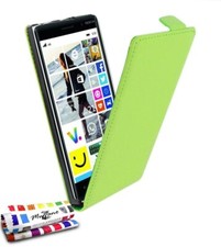 ETUI A RABAT NOKIA LUMIA 830 OPEN FLIP VERT ECO-CUIR (PU)