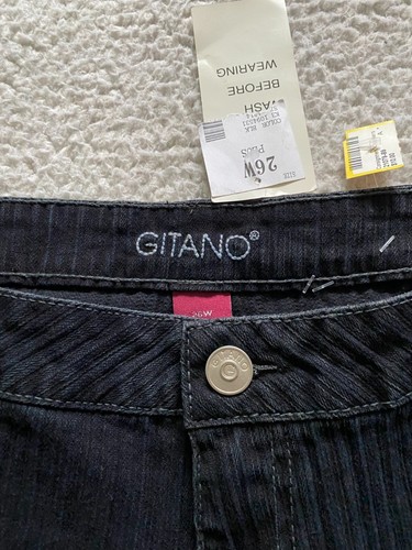 Gitano Women Bootcut Jeans Black Size 26W (44 x 30) - Picture 5 of 12