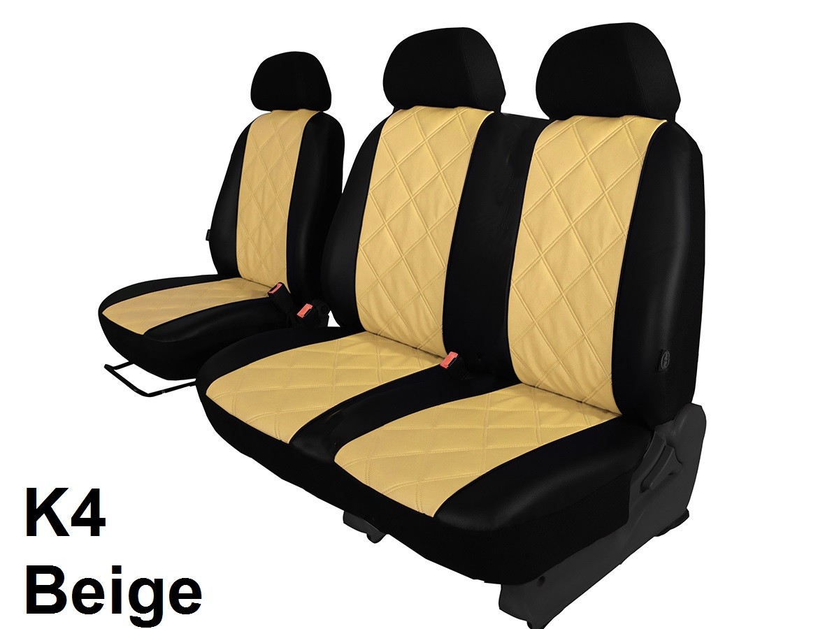 VAUXHALL VIVARO 2001 2014 EMBOSSED ARTIFICIAL LEATHER TAILORED SEAT