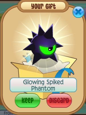 Animal Jam Classic (AJC) | Promo Glowing Spiked Phantom (READ DESCRIPTION)