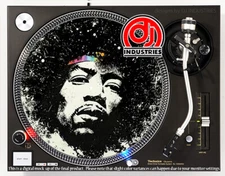 Jimi Hendrix 2 - 7"-12" DJ slipmat for LP turntable record player 