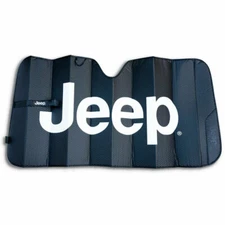 ⭐️⭐️⭐️⭐️⭐️ JEEP Black Matte Car Truck Suv Front Windshield Folding Sun Shade