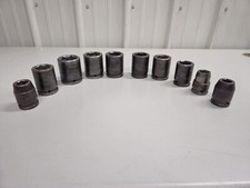 Lot Of 10 Cornwell Usa Large Impact Sockets 34 Drive 1 58 1 716 1 12
