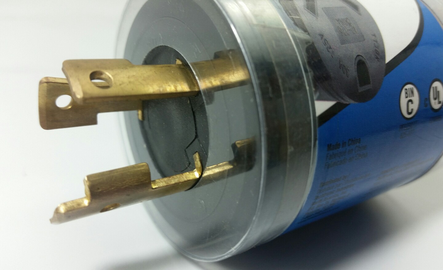 PowerFit 3Prong 30AMP to 30AMP RV Outlet Adapter, PF923077, NEMA L5