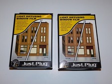 WOODLAND SCENICS Just Plug Light Diffusing Window Film JP5715 x2 NEW PACKS