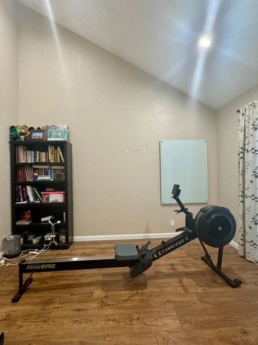 Concept2 Model E RowErg Indoor Rower Rowing Machine with PM5 Monitor, Tall Legs
