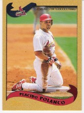 PLACIDO POLANCO 2002 TOPPS SERIAL NUMBERED CARD 1080/2002 - ST LOUIS CARDINALS