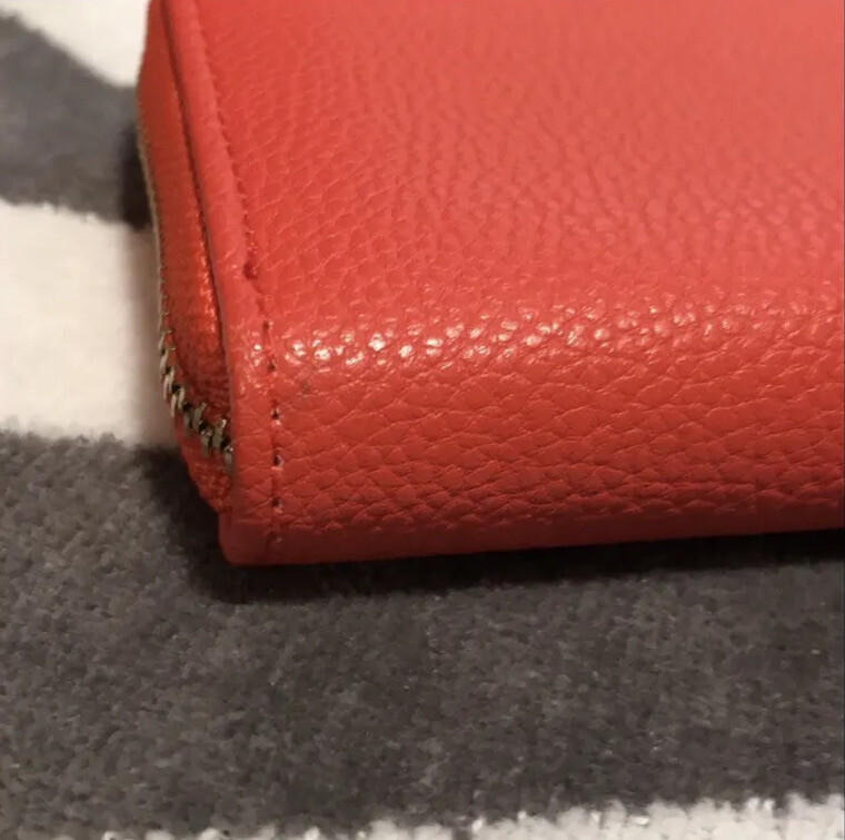 Bebe Fabiola Zip Around Logo Wallet (Ruby Red/Bla… - image 12