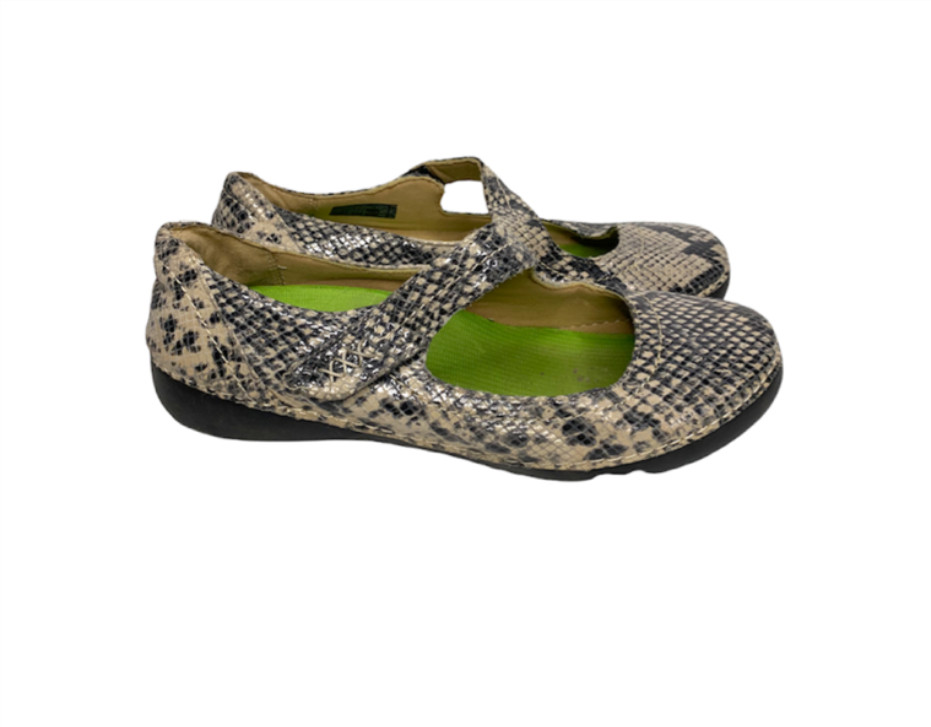 Vionic Python Mary Jane Flats Wide Size 9.5 - image 4