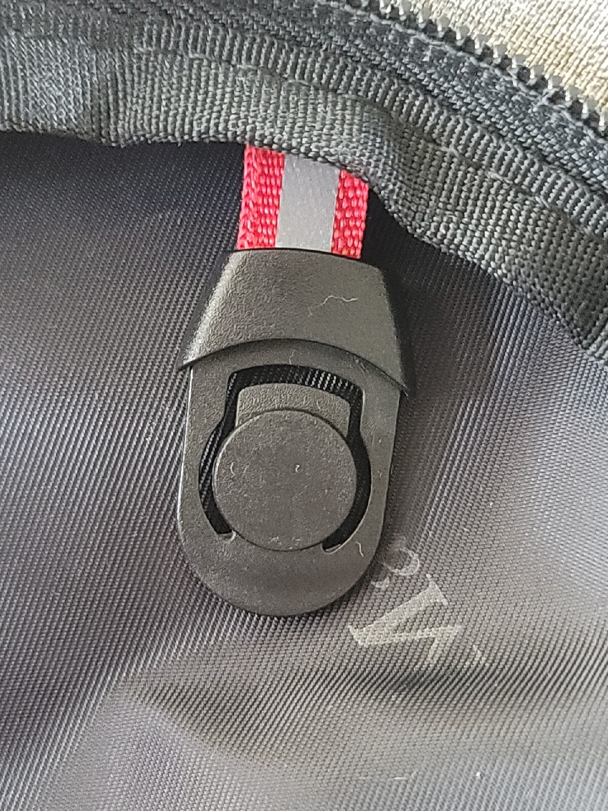 Clarksville Hatchback Backpack Gray Polyester Lap… - image 7