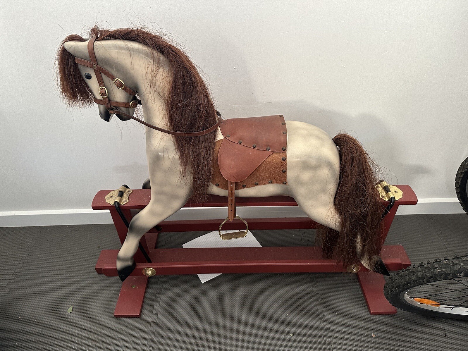 Antique rocking horse eBay